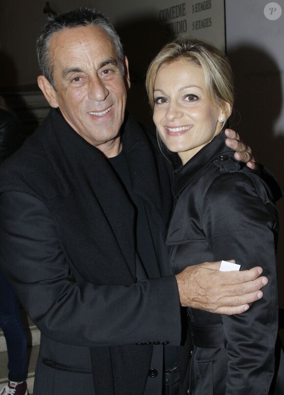 Thierry Ardisson et sa femme Audrey Crespo-Mara, à Paris en septembre 2012.