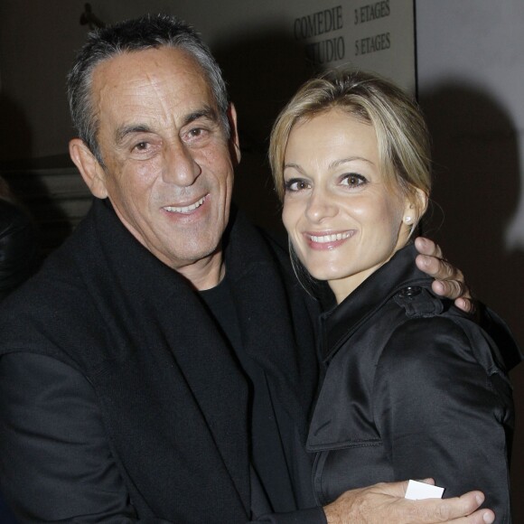 Thierry Ardisson et sa femme Audrey Crespo-Mara, à Paris en septembre 2012.