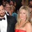 Justin Theroux et Jennifer Aniston aux Oscars 2013.