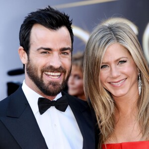 Justin Theroux et Jennifer Aniston aux Oscars 2013.