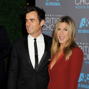 Jennifer Aniston et Justin Theroux à Los Angeles, le 15 janvier 2015.