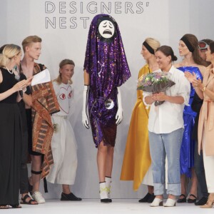 La princesse Mary de Danemark présidait le 7 août 2015 le défilé et la remise de prix du Designers' Nest lors de la Fashion Week d'été de Copenhague.