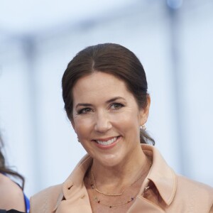 La princesse Mary de Danemark présidait le 7 août 2015 le défilé et la remise de prix du Designers' Nest lors de la Fashion Week d'été de Copenhague.