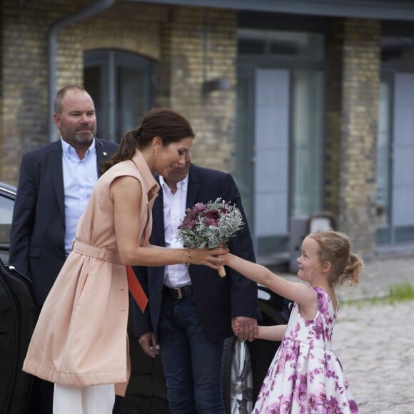 La princesse Mary de Danemark présidait le 7 août 2015 le défilé et la remise de prix du Designers' Nest lors de la Fashion Week d'été de Copenhague.