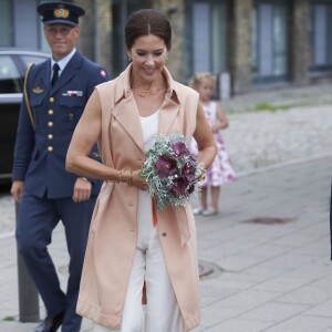 La princesse Mary de Danemark présidait le 7 août 2015 le défilé et la remise de prix du Designers' Nest lors de la Fashion Week d'été de Copenhague.