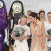 La princesse Mary de Danemark le 7 août 2015 lors du défilé et de la remise de prix du Designers' Nest lors de la Fashion Week d'été de Copenhague.