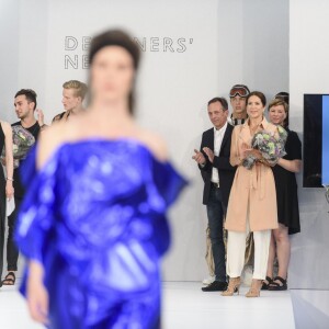 La princesse Mary de Danemark le 7 août 2015 lors du défilé et de la remise de prix du Designers' Nest lors de la Fashion Week d'été de Copenhague.