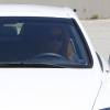 Christine Ouzounian se promène dans les rues de Santa Monica, le 12 août 2015. Christine, qui aurait eu une aventure avec Ben Affleck, conduit une nouvelle voiture de la marque Lexus. Malgré le fait qu'elle est été licenciée par Jennifer Garner, Christine Ouzounian ne semble pas avoir de problèmes d'argent.