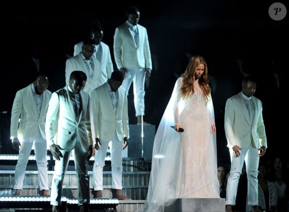 Beyoncé aux 57e Grammy Awards au Staples Center. Los Angeles, le 8 février 2015.