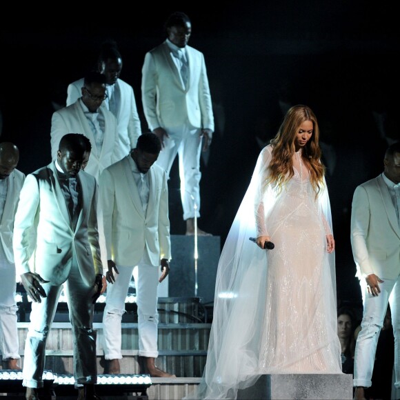 Beyoncé aux 57e Grammy Awards au Staples Center. Los Angeles, le 8 février 2015.