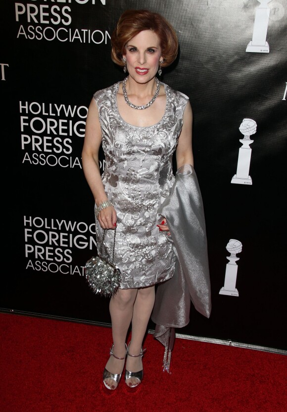 Kat Kramer à la soirée annuelle "Hollywood Foreign Press Association Grants Banquet" à Beverly Hills, le 13 août 2015.
