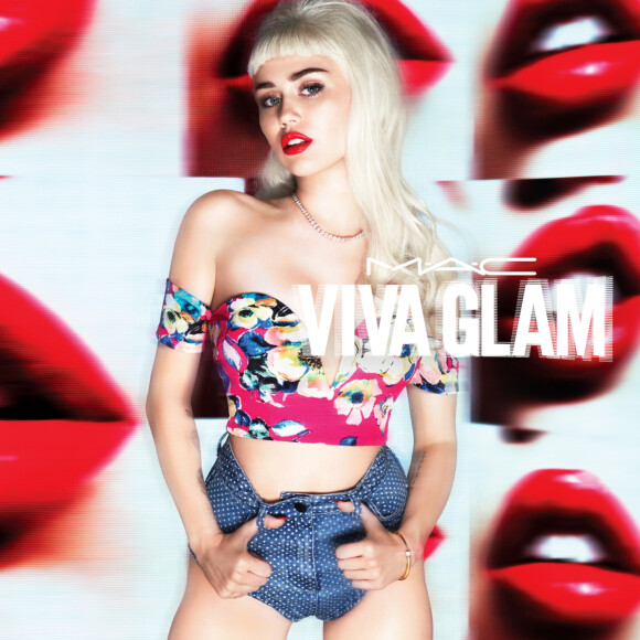 La nouvelle égérie de la campagne caritative Viva Glam de M.A.C est Miley Cyrus. New York, le 31 juillet 2015  