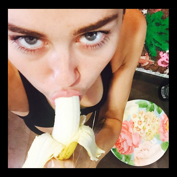 Miley Cyrus a ajouté une photo à son compte Instagram au mois d'août 2015.