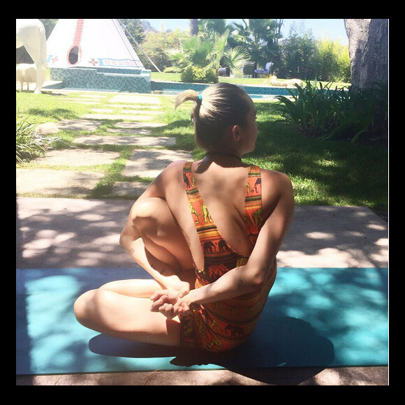 Miley Cyrus a ajouté une photo à son compte Instagram au mois d'août 2015.