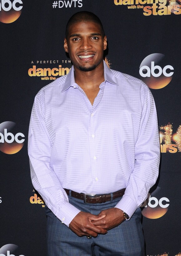 Michael Sam lors de la soirée de lancement de la nouvelle saison de Danse avec les stars, le 16 mars 2015 à Los Angeles