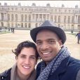 Michael Sam et son fiancé Vito Cammisano au château de Versaills, photo publiée sur son compte Instagram le 30 avril 2015