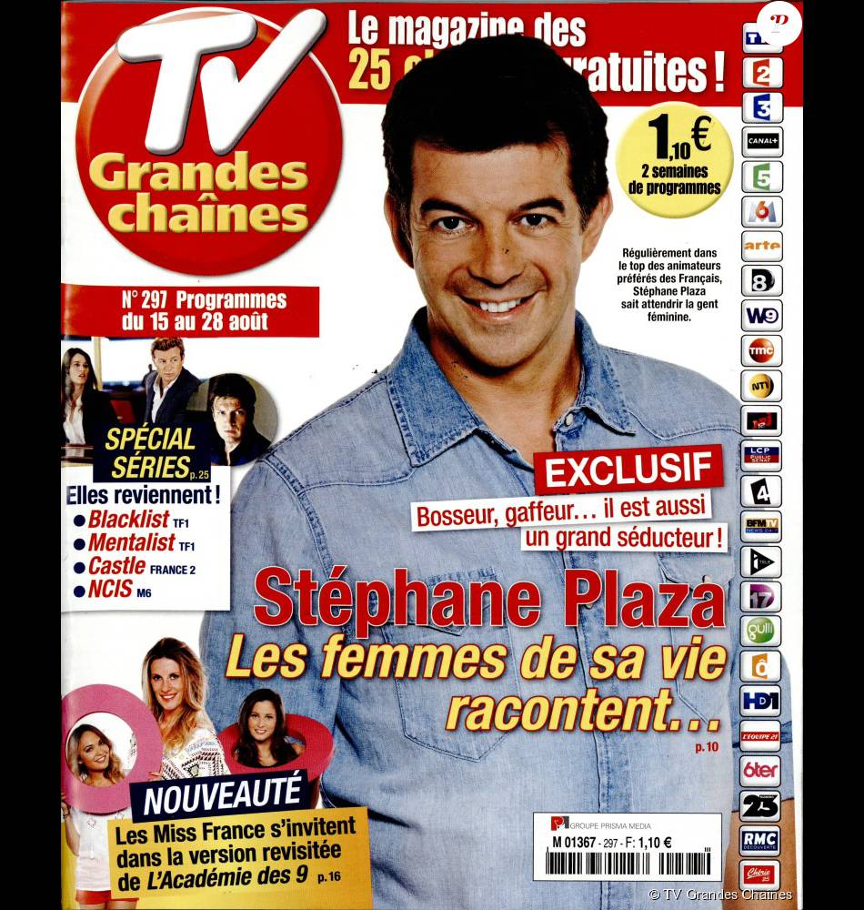 Télé Z 100 Chaînes Où Grandes Chaînes TV Grandes Chaînes (édition du lundi 10 août 2015) - Purepeople