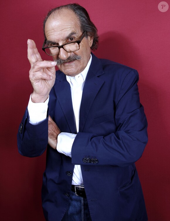 Le comédien Gérard Hernandez, à Paris, le 9 avril 2015.