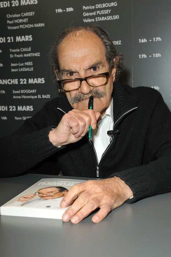 Gérard Hernandez au Salon du Livre à Paris, le 21 mars 2015.