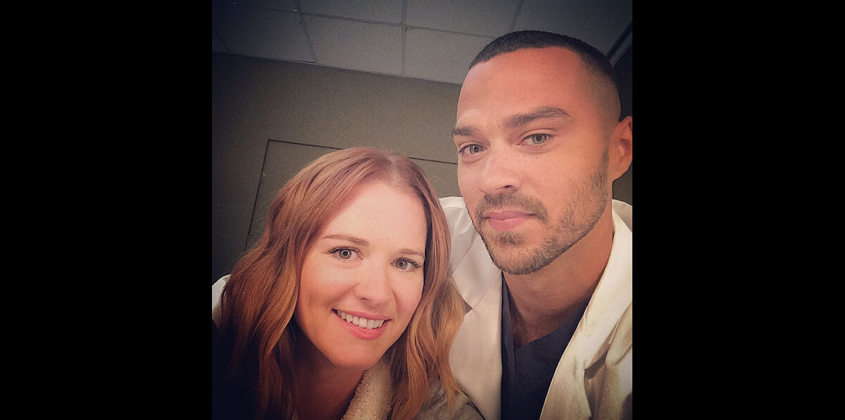 Photo Jackson Avery (Jesse Williams) et April Kepner (Sarah Drew) sur