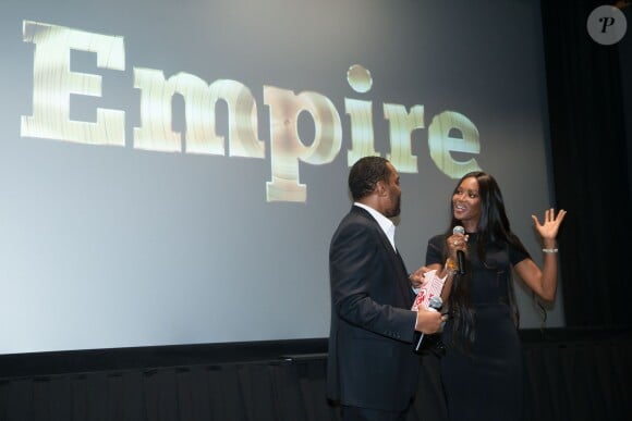 Lee Daniels et Naomi Campbell assistent à une projection de la série Empire à New York. Le 8 décembre 2014.