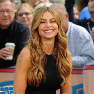Sofia Vergara sur le plateau de l'émission "Access Hollywood" à New York, le 22 septembre 2014. 