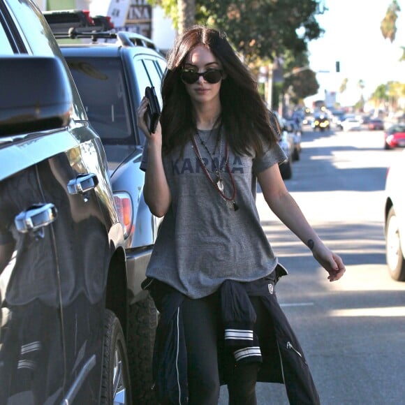 Exclusif - Megan Fox est allée déjeuner avec sa mère Gloria au Sweet Butter Cafe à Sherman Oaks. Le 22 décembre 2014 