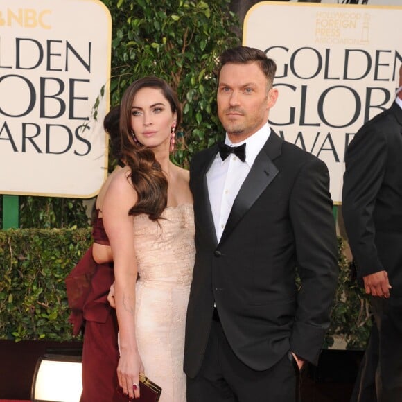 Megan Fox, Brian Austin Green lors de la 70e édition des Golden Globe Awards  le 13 janvier 2013