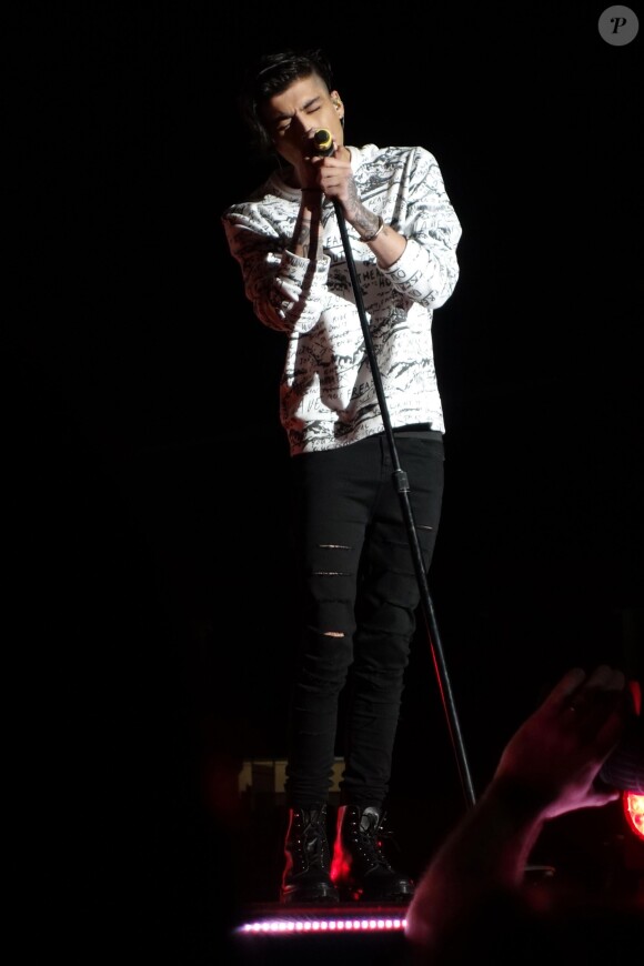 Zayn Malik - Le groupe One Direction en concert à Adelaïde en Australie dans le cadre de leur tournée "On The Road Again", le 17 février 2015.  