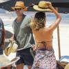 Exclusif -  Jessica Alba et son mari Cash Warren profitent de leurs vacances avec leurs filles Honor et Haven à Cancun, Mexico, le 14 août 2015.