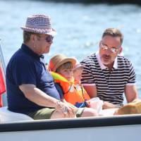 Elton John et David Furnish : Dolce vita à Saint-Tropez avec les enfants...