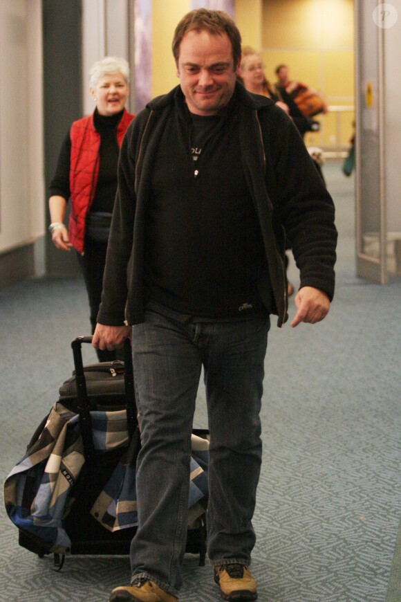 Mark Sheppard à l'aéroport de Vancouver, en février 2011.