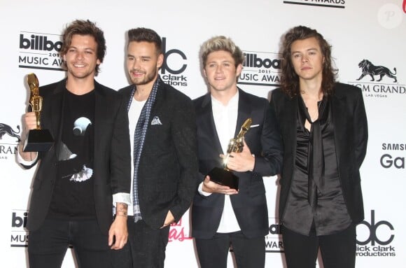 Louis Tomlinson, Liam Payne, Niall Horan et Harry Styles du groupe One Direction - Soirée des "Billboard Music Awards" à Las Vegas le 17 mai 2015.