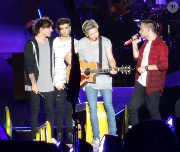 Le groupe One Direction en concert à Adelaïde en Australie dans le cadre de leur tournée "On The Road Again", le 17 février 2015.