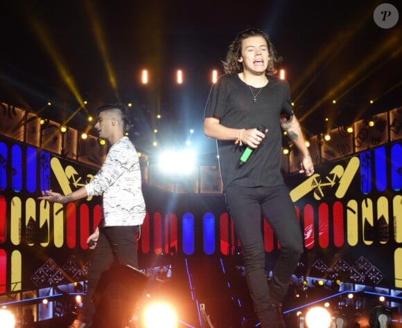 Le groupe One Direction en concert à Adelaïde en Australie dans le cadre de leur tournée "On The Road Again", le 17 février 2015.