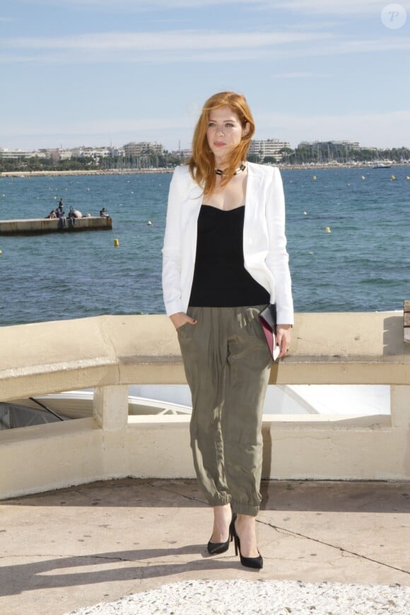 Rachelle Lefevre - Photocall de "The Drome" lors du Mipcom à Cannes le 8 octobre 2013.