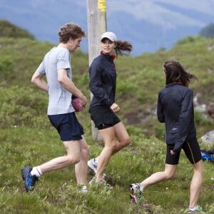 Pippa Middleton en 2011 dans les Highlands lors d'un duathlon.