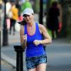 Pippa Middleton faisant son jogging à Londres le 9 avril 2015