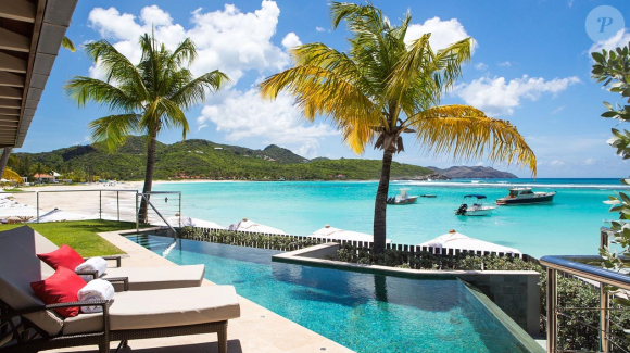 Photo officielle de l'Eden Rock St Jean Bay à Saint-Barthélemy, où Pippa Middleton, sa mère Carole, son frère James et des amis ont séjourné en août 2015