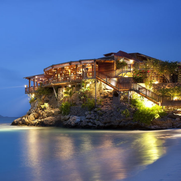 Photo officielle de l'Eden Rock St Jean Bay à Saint-Barthélemy, où Pippa Middleton, sa mère Carole, son frère James et des amis ont séjourné en août 2015