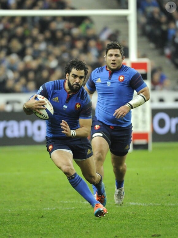 Yoann Huget au Stade de France le 22 novembre 2014.