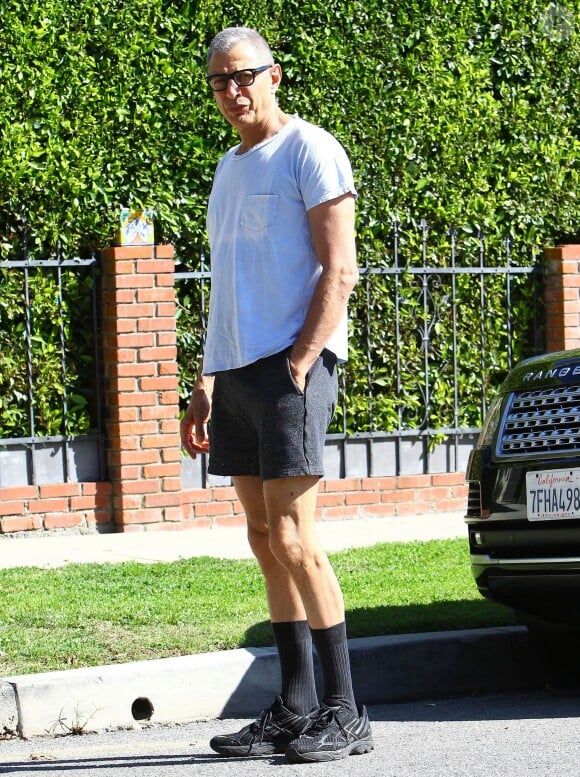 Jeff Goldblum se rend à son cours de gym à West Hollywood, le 6 mars 2015 