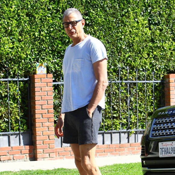 Jeff Goldblum se rend à son cours de gym à West Hollywood, le 6 mars 2015 
