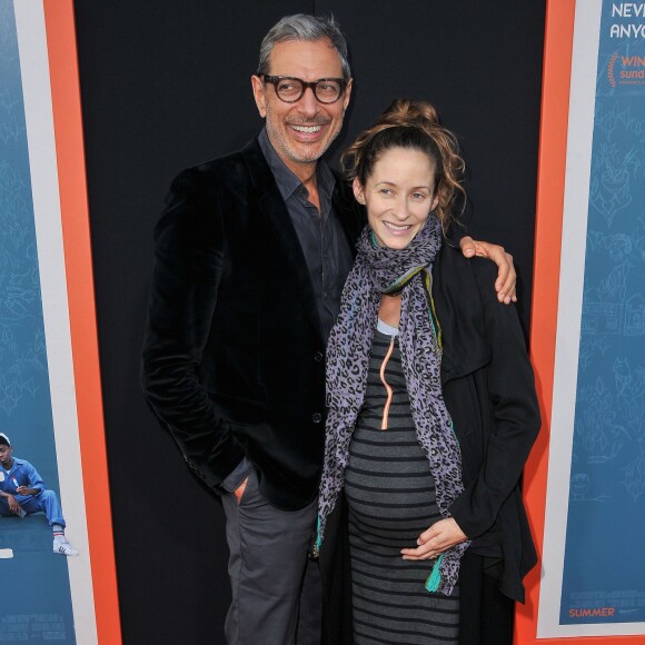 Jeff Goldblum et  Emilie Livingston à la première de Me And Earl And The Dying Girl à Los Angeles le 3 juin 2015