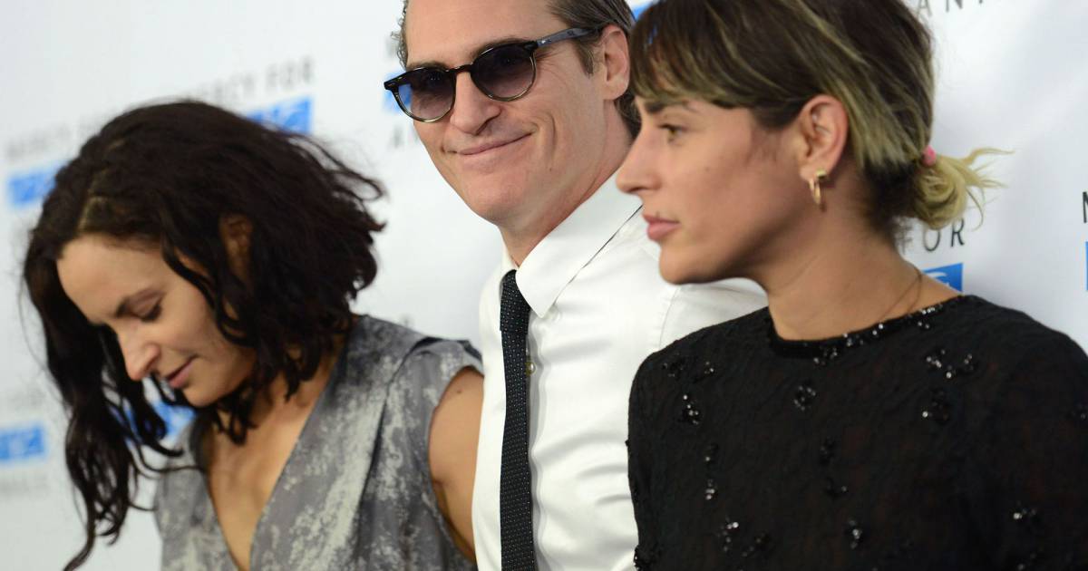 Joaquin Phoenix et ses soeurs Rain et Summer Gala Hidden Heroes organisé par l