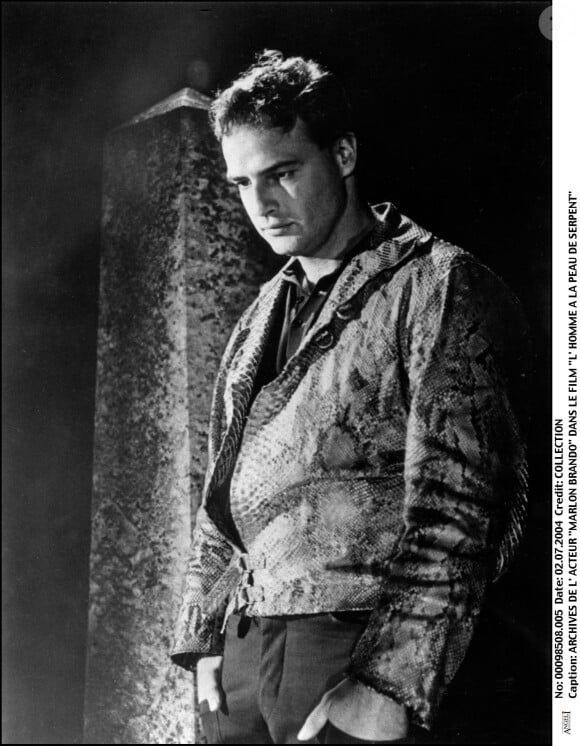 Marlon Brando dans l'Homme à la peau de serpent - Archives