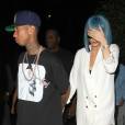  Kylie Jenner et Tyga quittent le 1 OAK &agrave; West Hollywood. Los Angeles, le 29 ao&ucirc;t 2015. 