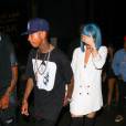  Kylie Jenner et Tyga quittent le 1 OAK &agrave; West Hollywood. Los Angeles, le 29 ao&ucirc;t 2015. 