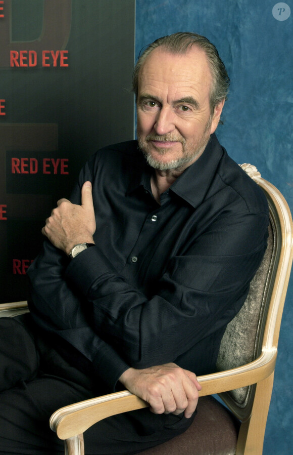 Wes Craven à Berlin pour la présentation de son nouveau film "Red eye : Sous haute pression" le 29 août 2005