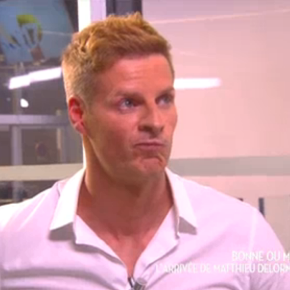 Matthieu Delormeau dans Touche pas à mon poste sur D8, le lundi 31 août 2015.